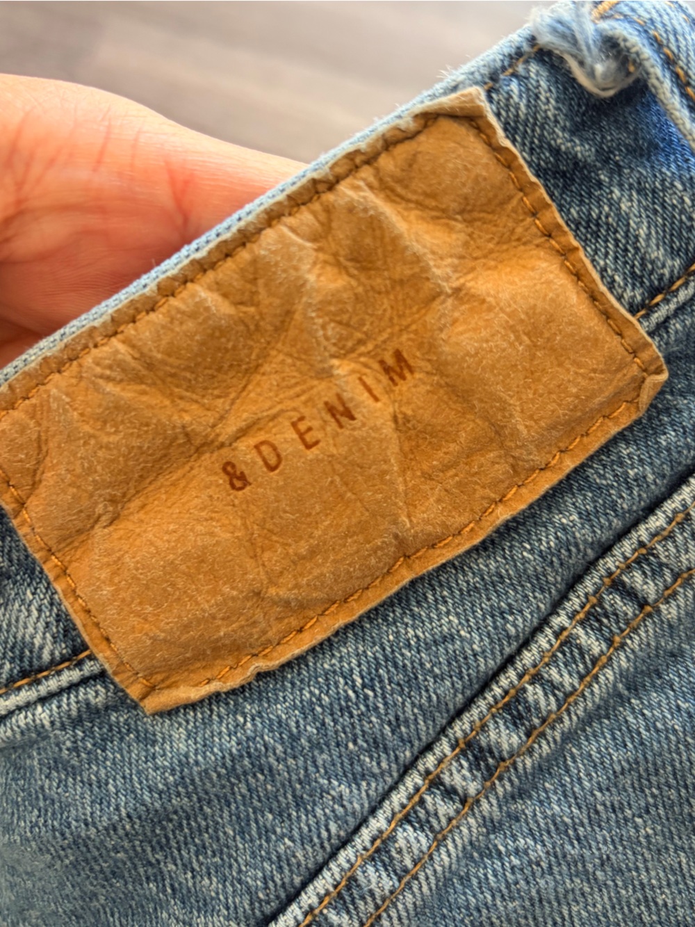 &Denim Women's Skinny Jeans in Light Blue